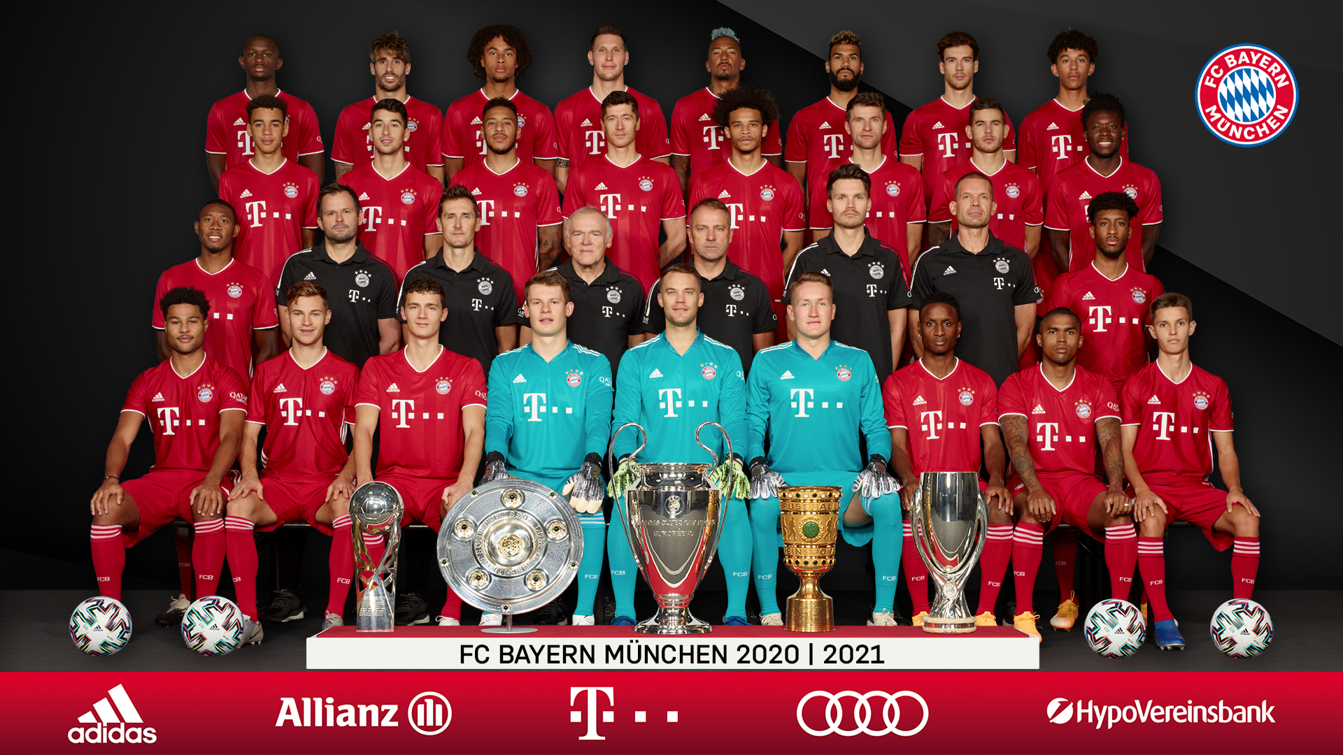 Jetzt downloaden Das offizielle Mannschaftsfoto des FC Bayern Jetzt downloaden Das offizielle Mannschaftsfoto des FC Bayern